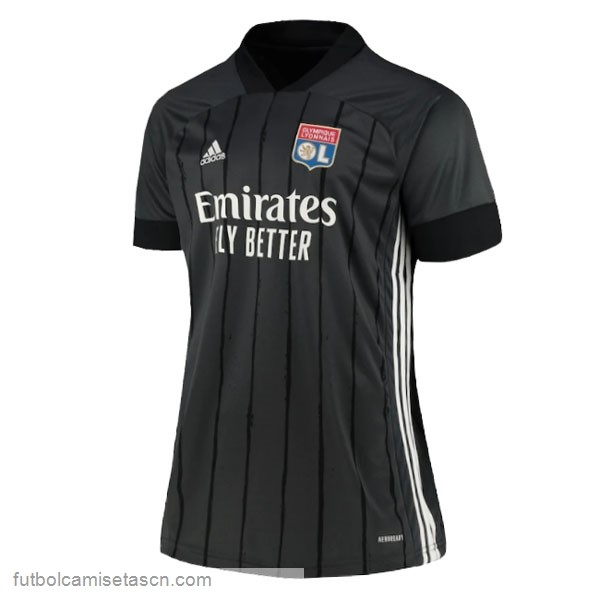 Camiseta Lyon 2ª Mujer 2020/21 Negro